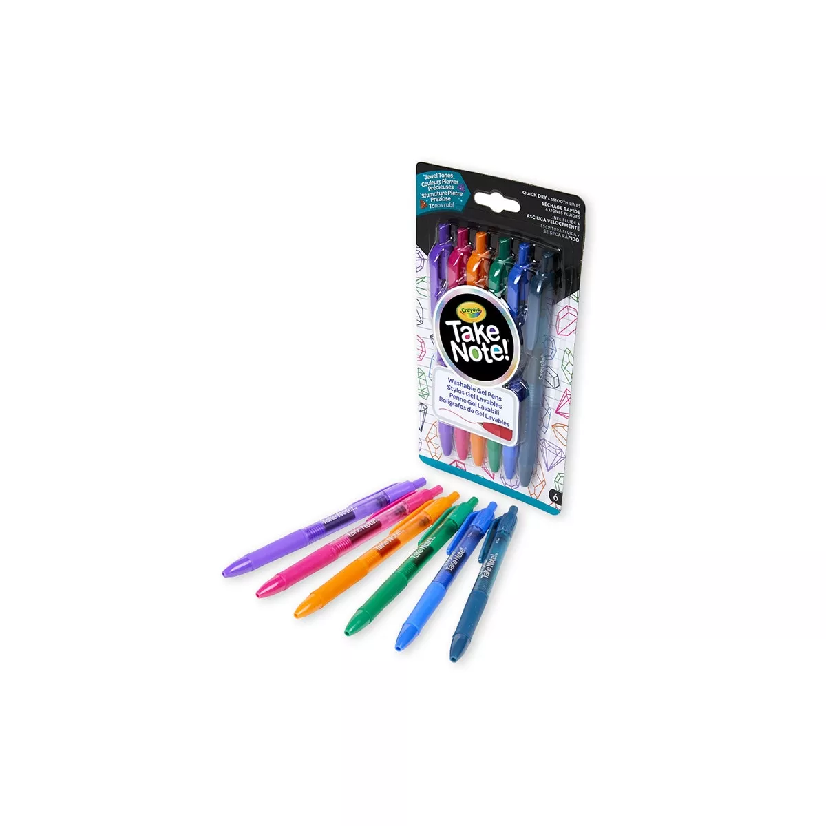Crayola - 6 Boligrafos Gel Lavables Multicolor barato