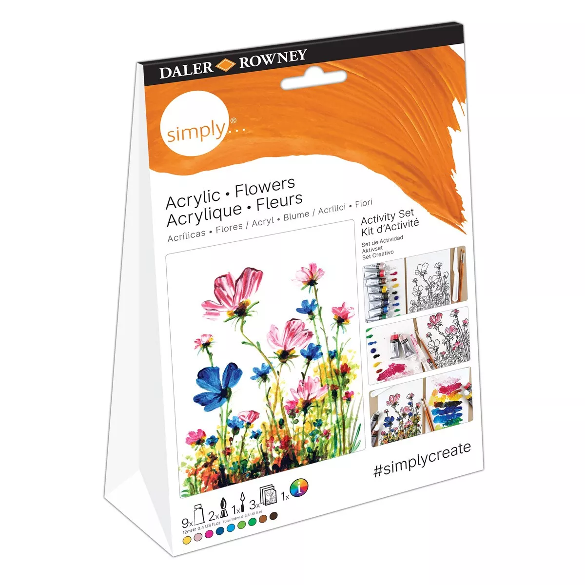 Daler Rowney - Activity Set 1 Acrílico Simply En Oferta Daler Rowney - Activity Set 1 Acrílico Simply Barato