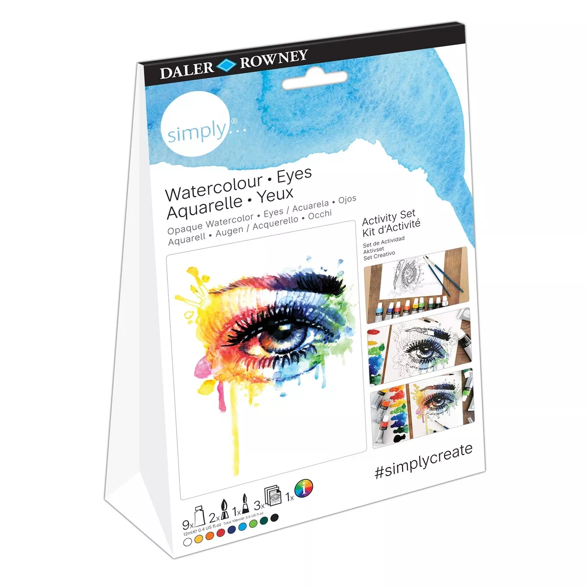 Daler Rowney - Activity Set 3 Acuarela Simply barato