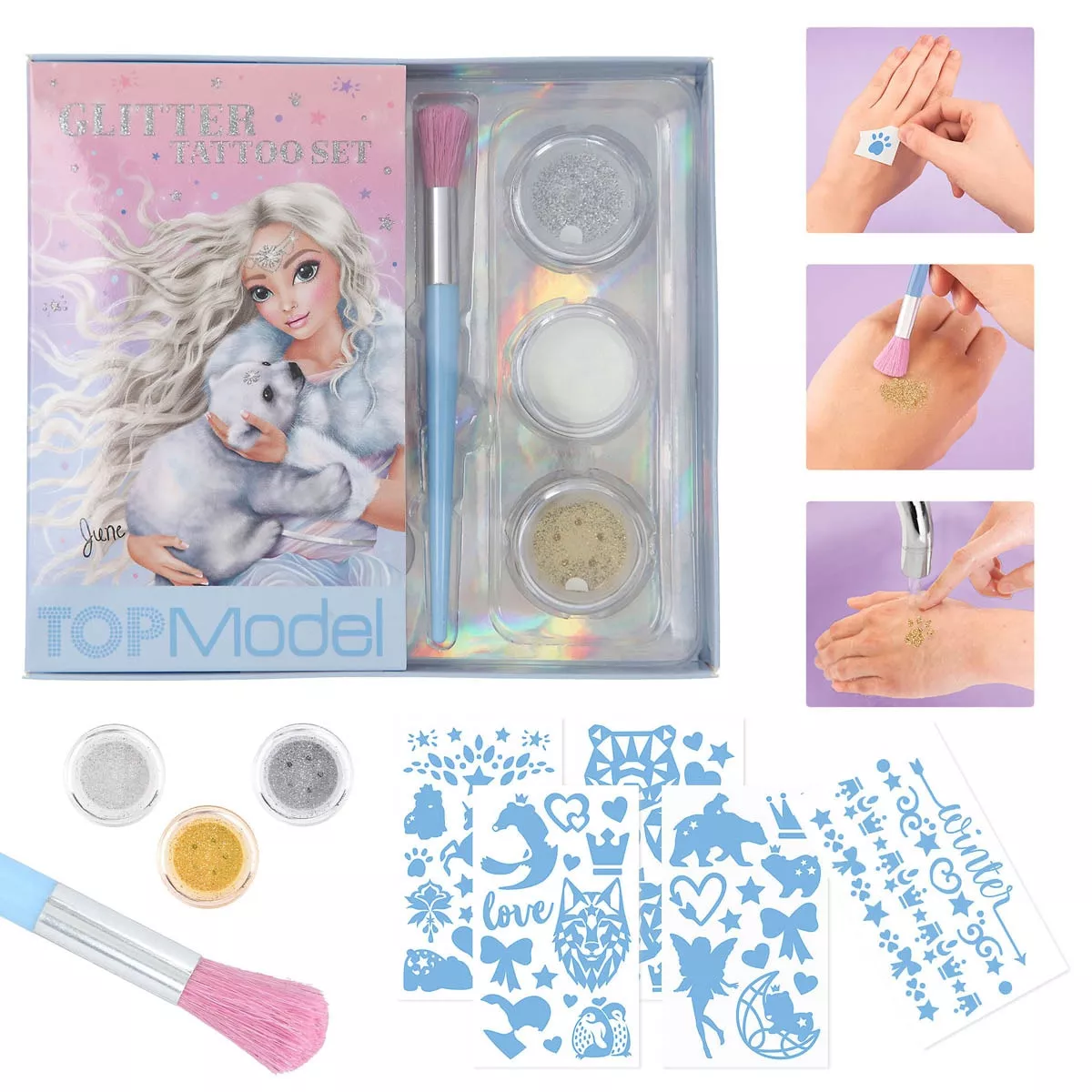 Depesche España - Tatuajes De Purpurina Iceworld Topmodel Depesche En Oferta Depesche España - Tatuajes De Purpurina Iceworld Topmodel Depesche Barato
