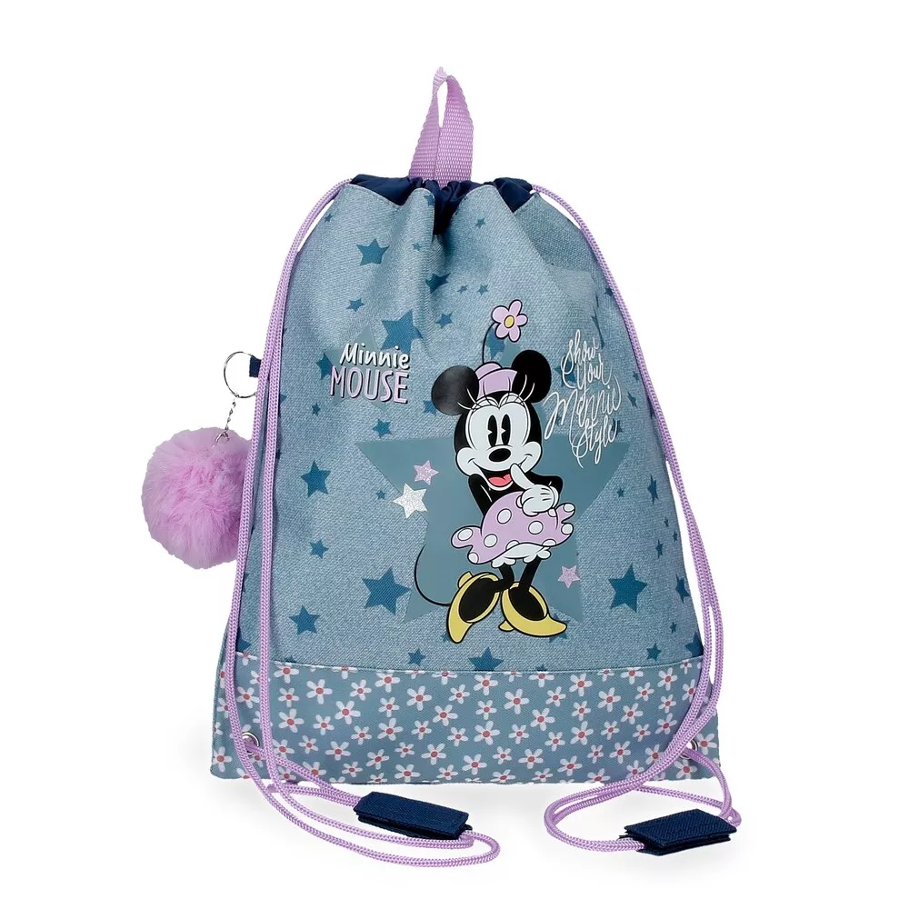 Disney - Bolsa De Merienda Minnie Style Con Cierre Cinta En Oferta Disney - Bolsa De Merienda Minnie Style Con Cierre Cinta Barato