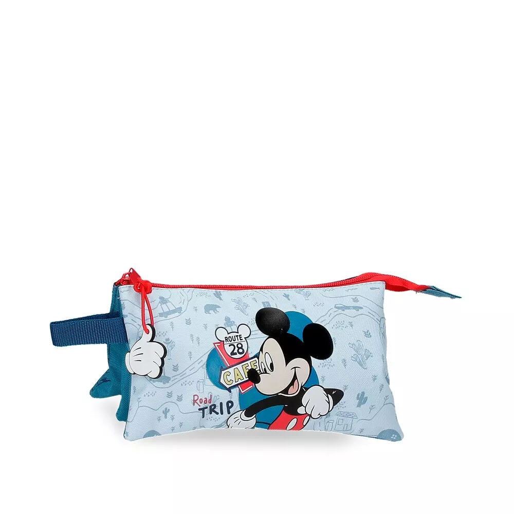Disney - Estuche De Niño Mickey Road Trip Tres Compartimentos barato