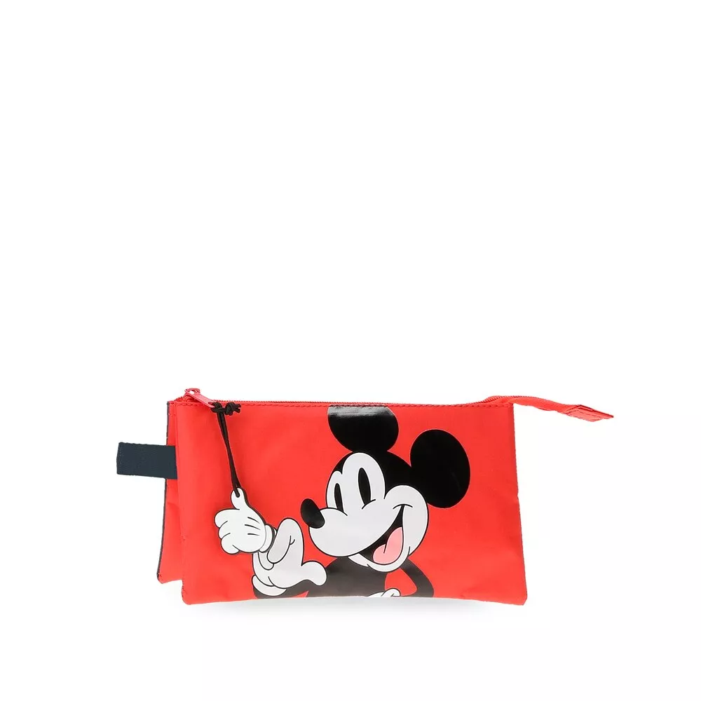 Disney - Estuche Mickey Mouse Fashion Tres Compartimentos En Oferta Disney - Estuche Mickey Mouse Fashion Tres Compartimentos Barato
