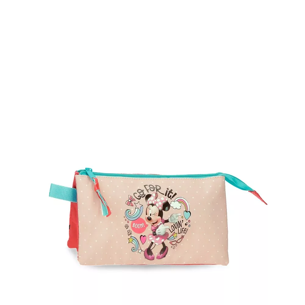 Disney - Estuche Minnie Loving Life Tres Compartimentos En Oferta Disney - Estuche Minnie Loving Life Tres Compartimentos Barato