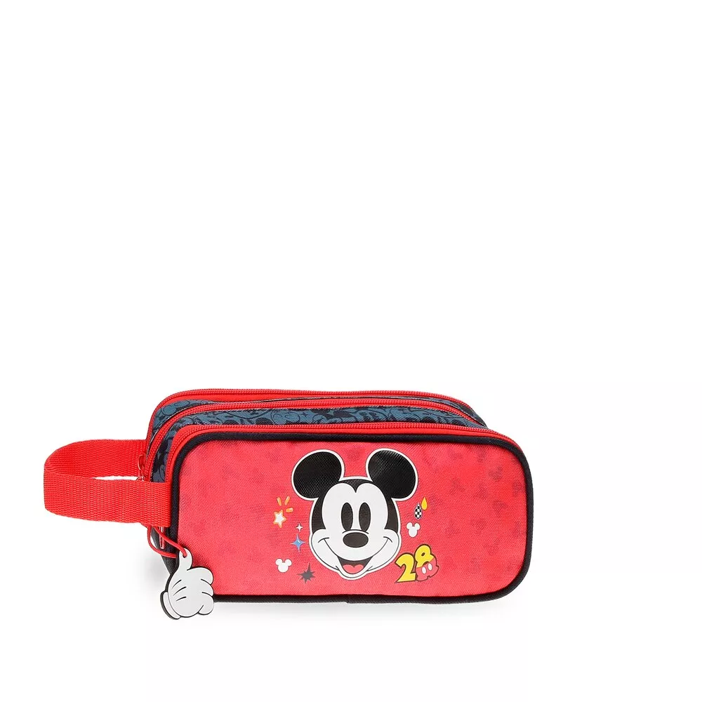 Disney - Estuche Portatodo Para Niños Mickey Get Moving Triple Cremallera En Oferta Disney - Estuche Portatodo Para Niños Mickey Get Moving Triple Cremallera Barato