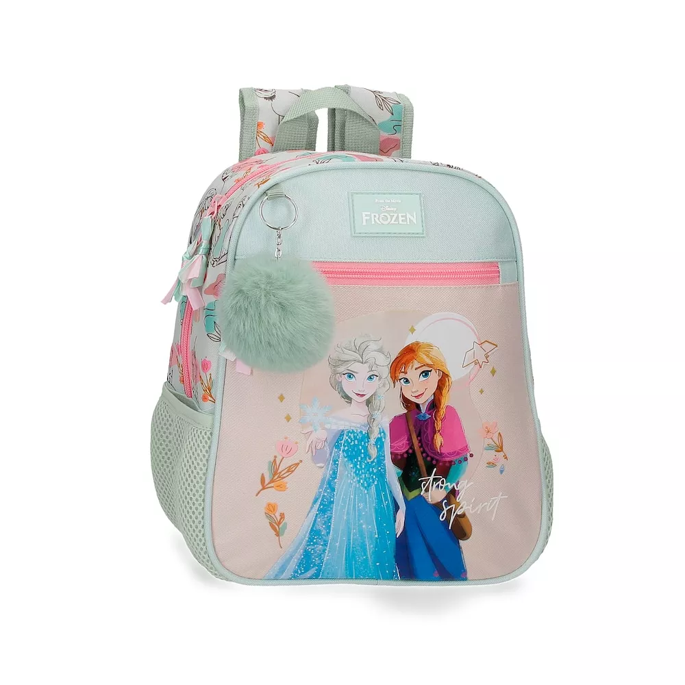 Disney - Mochila De Guardería Para Niña Frozen Strong Spirit 28Cm Con Llavero Pompón En Oferta Disney - Mochila De Guardería Para Niña Frozen Strong Spirit 28Cm Con Llavero Pompón Barato