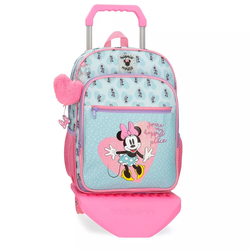 Disney - Mochila De Niña Minnie My Happy Place 38Cm Con Carro En Oferta Disney - Mochila De Niña Minnie My Happy Place 38Cm Con Carro Barato