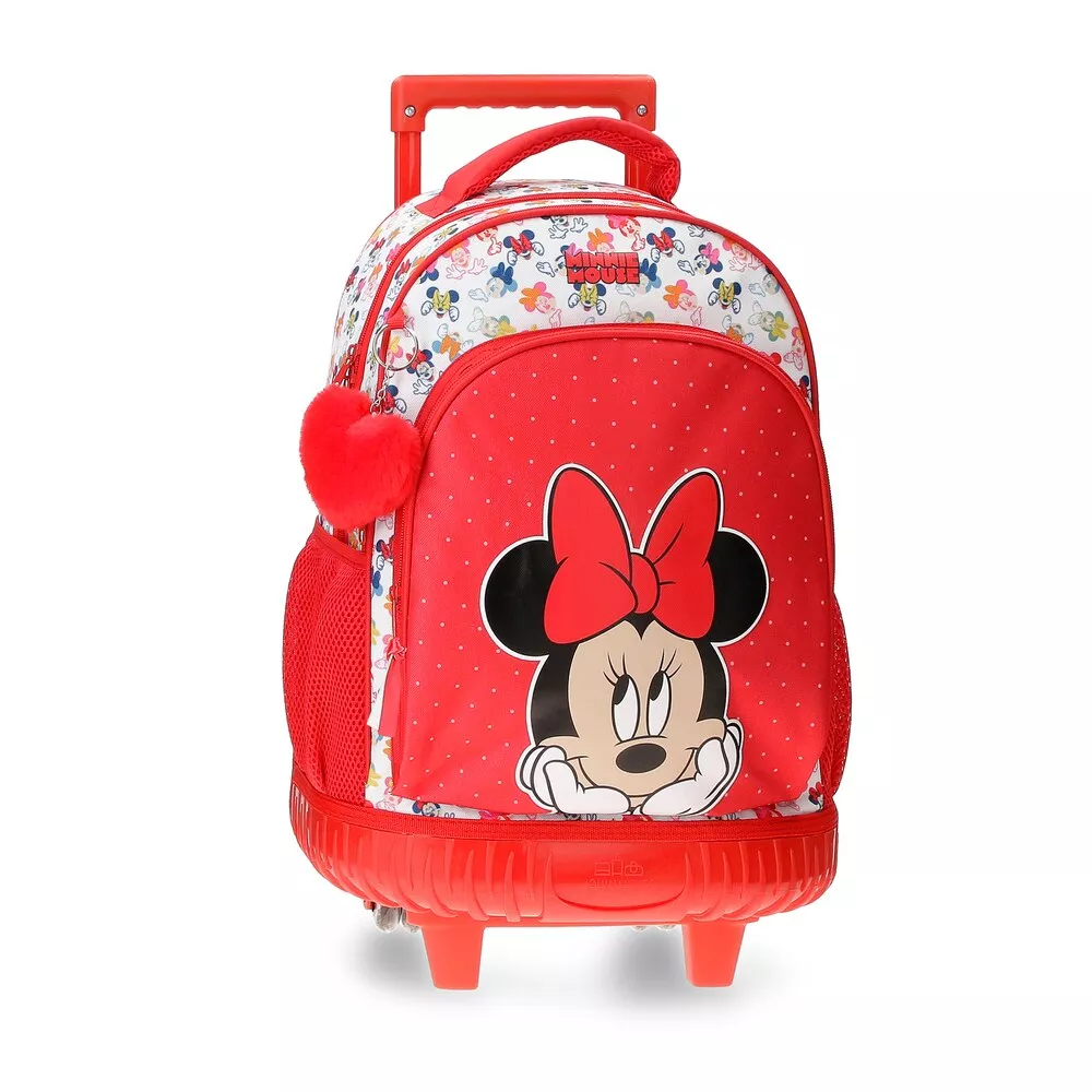 Disney - Mochila Dos Ruedas Minnie Diva Dos Compartimentos barato