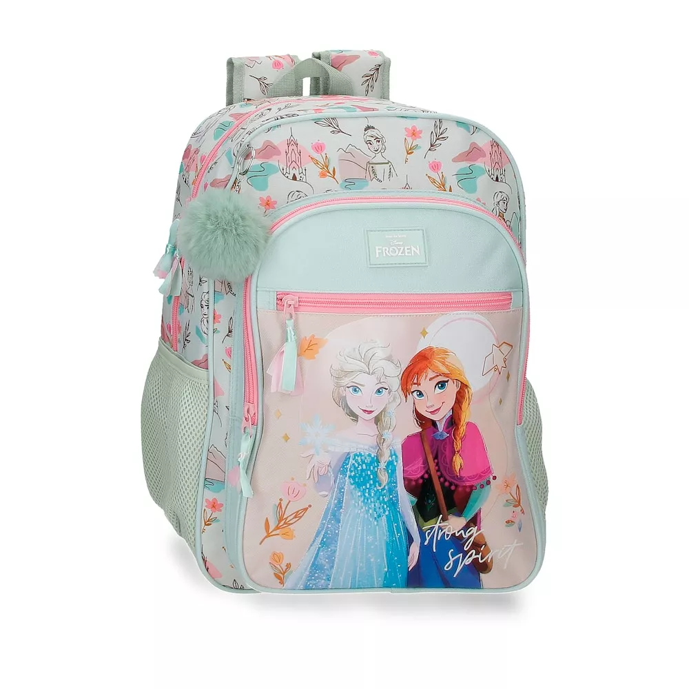Disney - Mochila Escolar De Niña Frozen Strong Spirit 40 Cm Con Bolsillos Frontales En Oferta Disney - Mochila Escolar De Niña Frozen Strong Spirit 40 Cm Con Bolsillos Frontales Barato