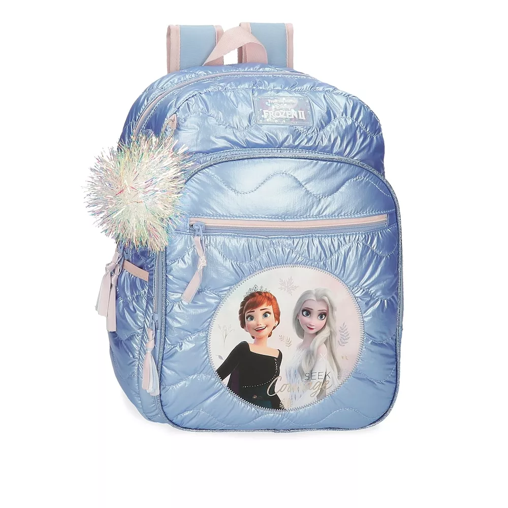 Disney - Mochila Escolar Frozen Seek Courage 38Cm Acolchada Con Bolsillos Laterales En Oferta Disney - Mochila Escolar Frozen Seek Courage 38Cm Acolchada Con Bolsillos Laterales Barato