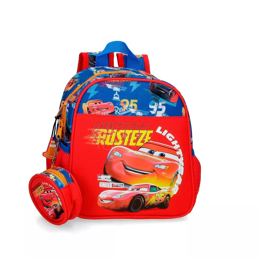 Disney - Mochila Guardería Cars Rusteze Lightyear 25Cm Con Porta Chupete En Oferta Disney - Mochila Guardería Cars Rusteze Lightyear 25Cm Con Porta Chupete Barato