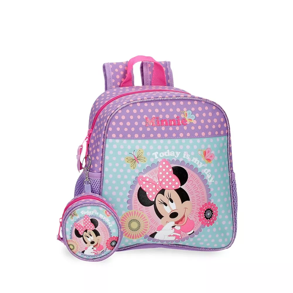 Disney - Mochila Guarderia De Niña Minnie Today Is My Day En Morado barato
