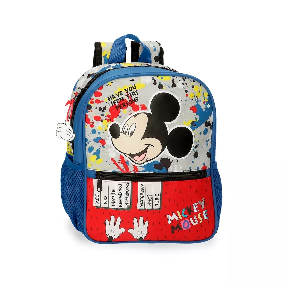Disney - Mochila Guardería Mickey Colour Mayhem 28Cm Con Bolsillo Frontal En Oferta Disney - Mochila Guardería Mickey Colour Mayhem 28Cm Con Bolsillo Frontal Barato