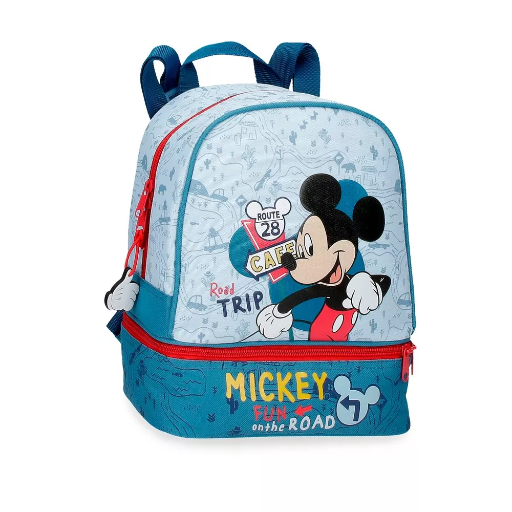 Disney - Mochila Para Niño Mickey Road Trip Con Compartimento Para La Merienda barato