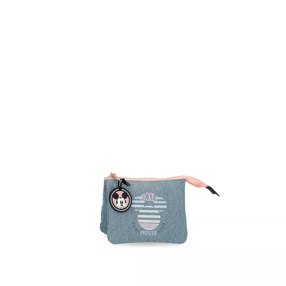 Disney - Monedero Mickey Denim Tres Compartimentos En Oferta Disney - Monedero Mickey Denim Tres Compartimentos Barato