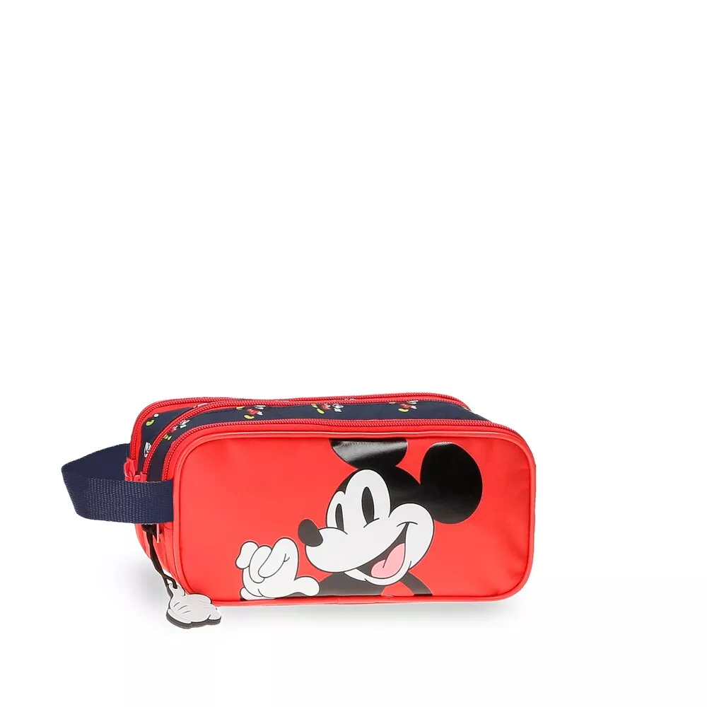 Disney - Porta Todo Para Niños Mickey Mouse Fashion Triple Cremallera En Oferta Disney - Porta Todo Para Niños Mickey Mouse Fashion Triple Cremallera Barato