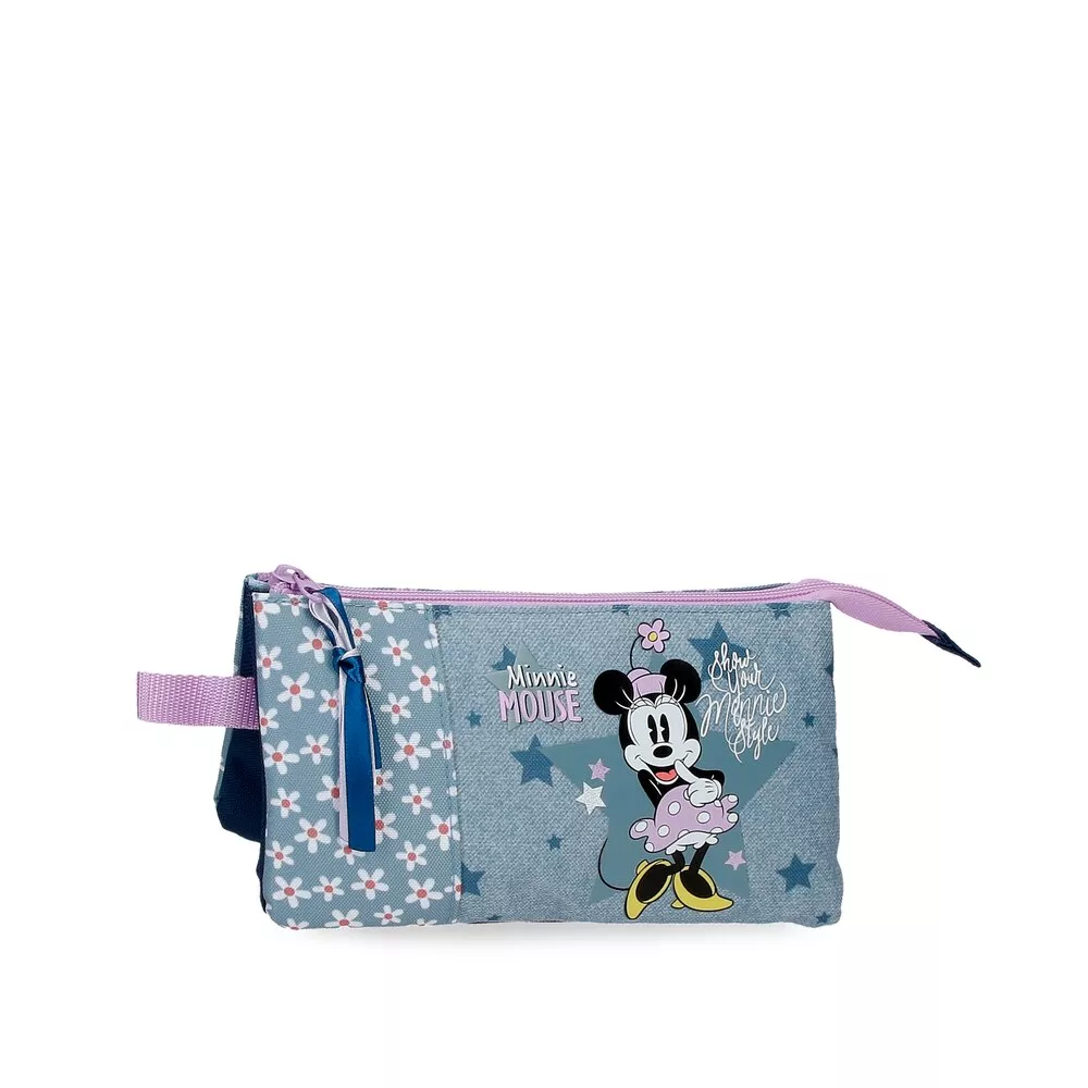 Disney - Portatodo Minnie Style Triple Compartimento En Oferta Disney - Portatodo Minnie Style Triple Compartimento Barato