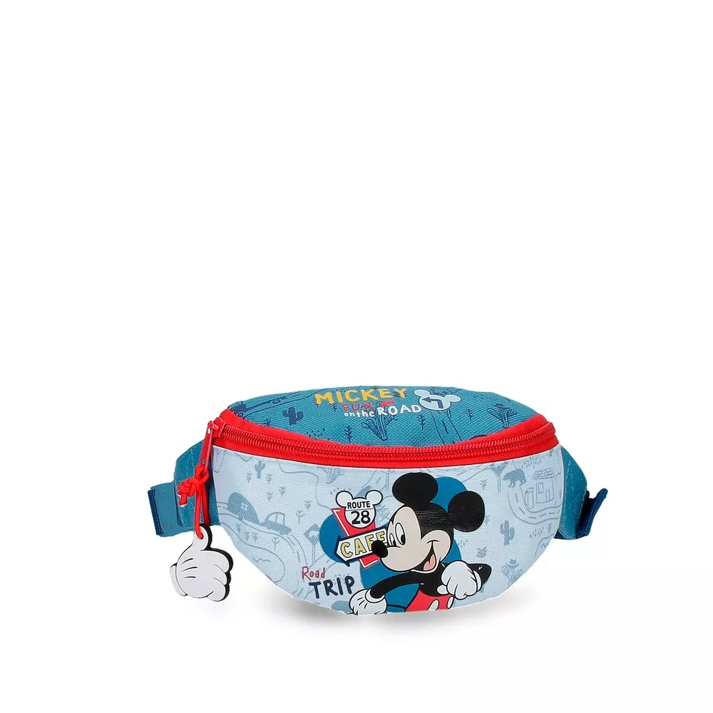 Disney - Riñonera De Niño Mickey Road Trip Con Cinta Ajustable En Oferta Disney - Riñonera De Niño Mickey Road Trip Con Cinta Ajustable Barato