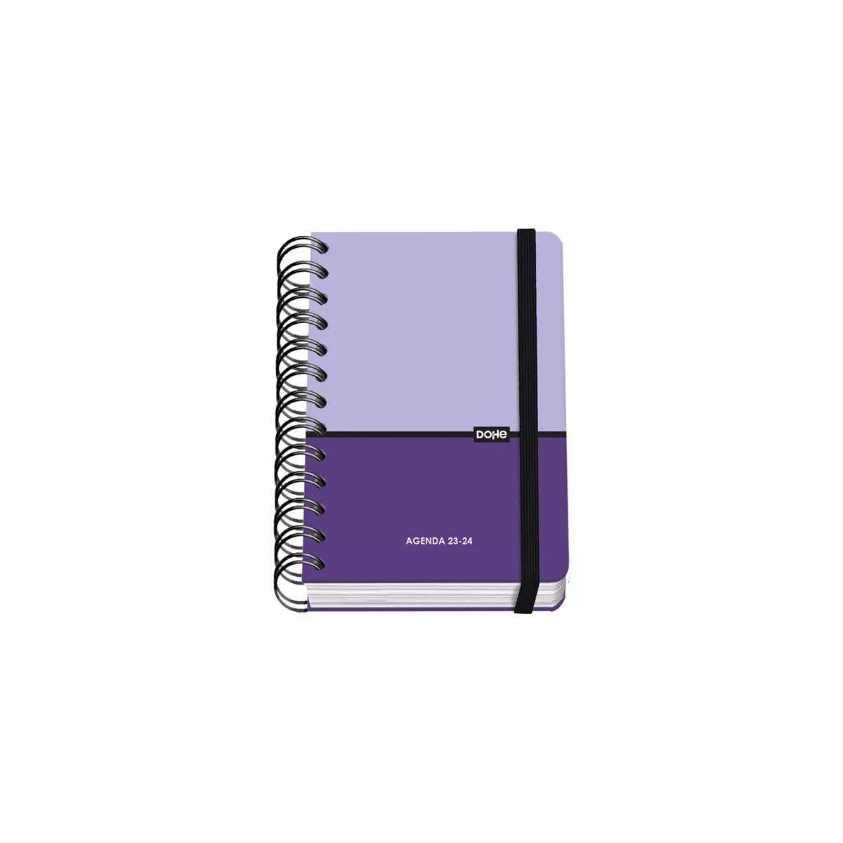 Dohe - Agenda Escolar A6 Día Página Duo Morado Bilingüe barato