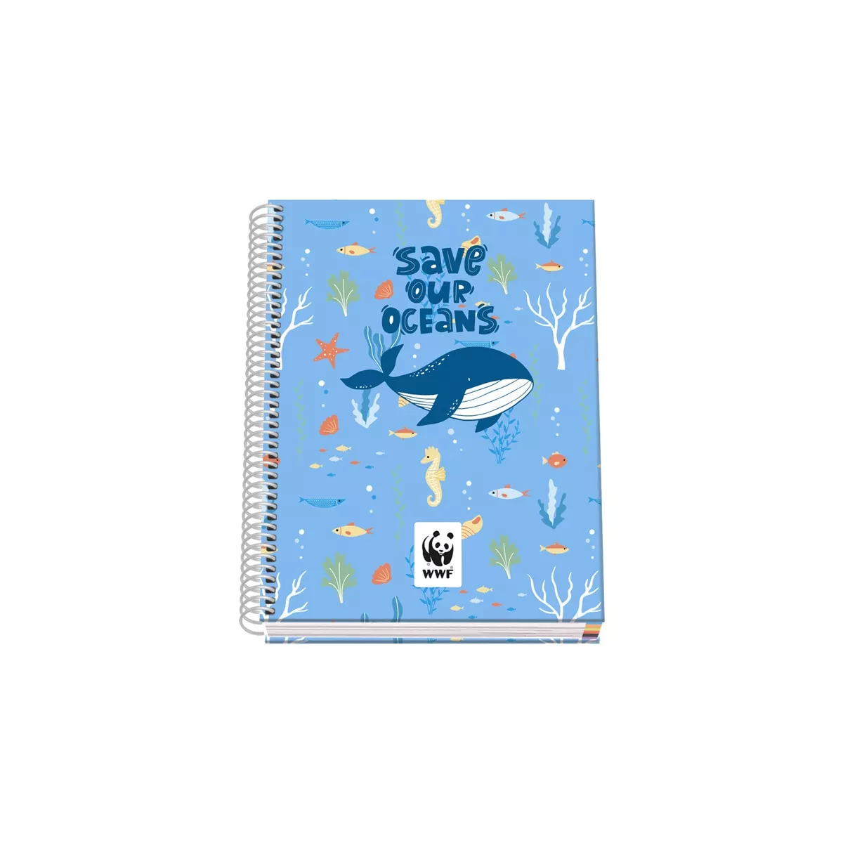 Dohe - Cuaderno Espiral A5 Tapa Dura 100 Hojas Cuadrícula 5X5 Mm Wwf Save Our Oceans Multicolor. En Oferta Dohe - Cuaderno Espiral A5 Tapa Dura 100 Hojas Cuadrícula 5X5 Mm Wwf Save Our Oceans Multicolor. Barato