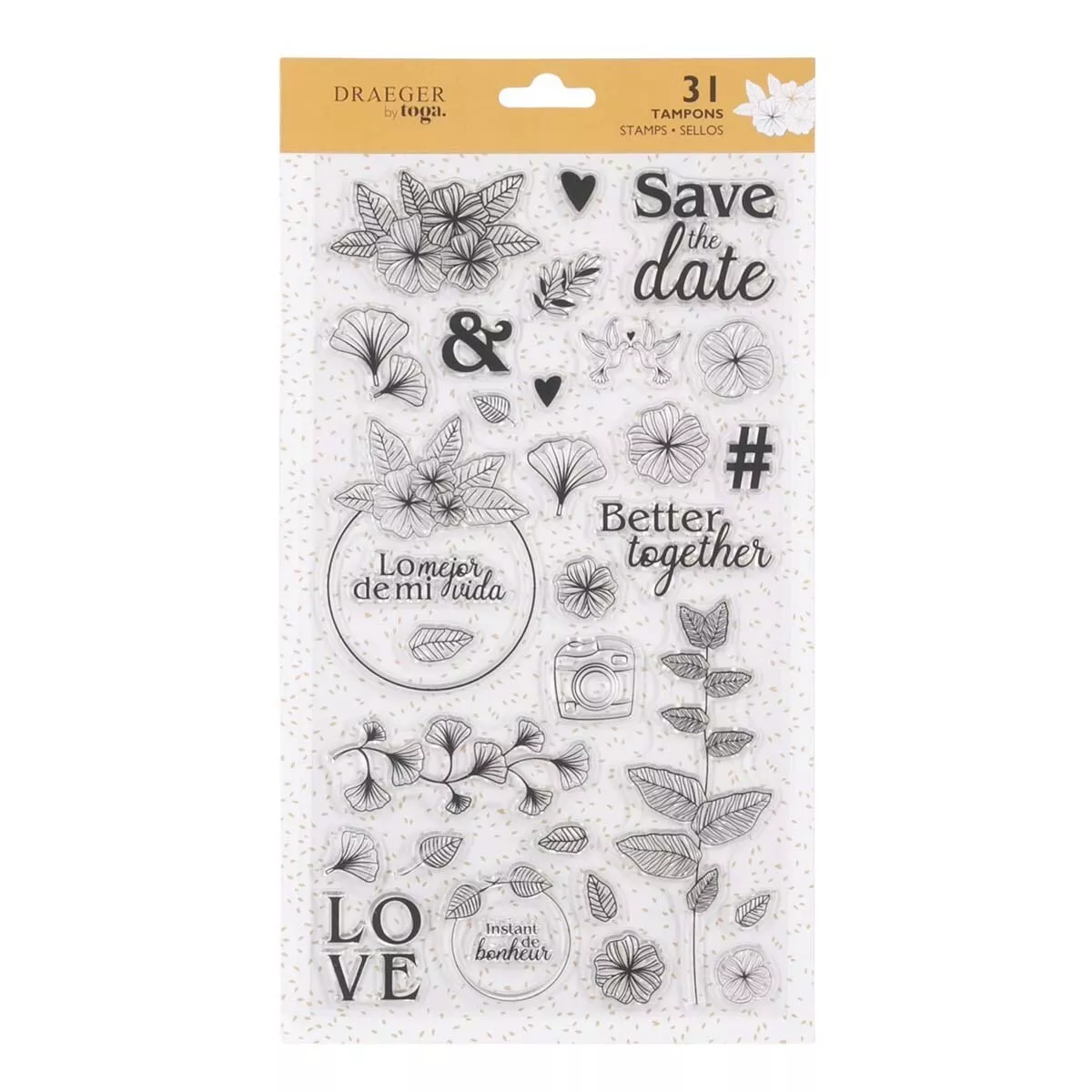 Draeger - 31 Sellos Estampar Once Upon barato
