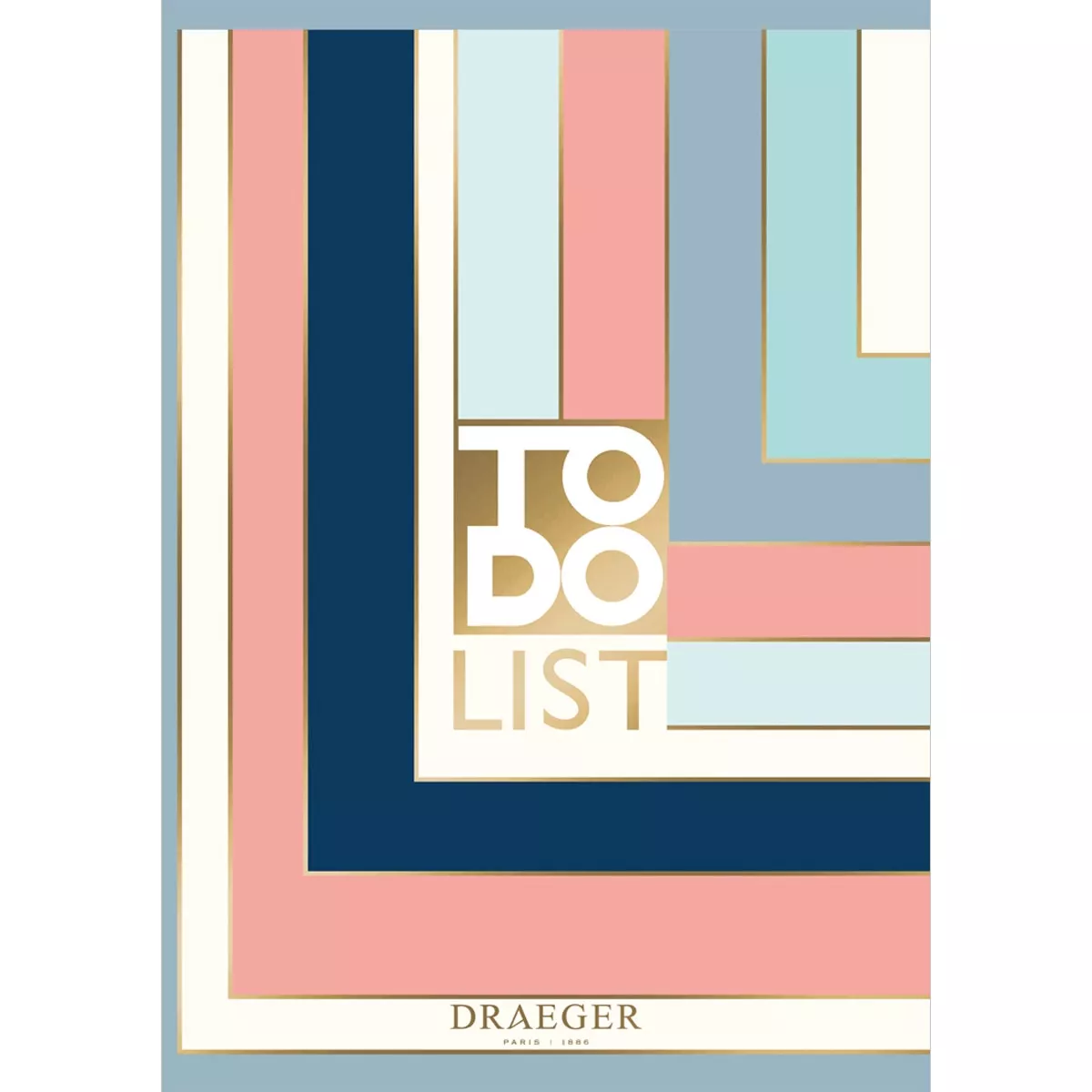 Draeger - Bloc Tareas To Do List Franjas Multicolor barato