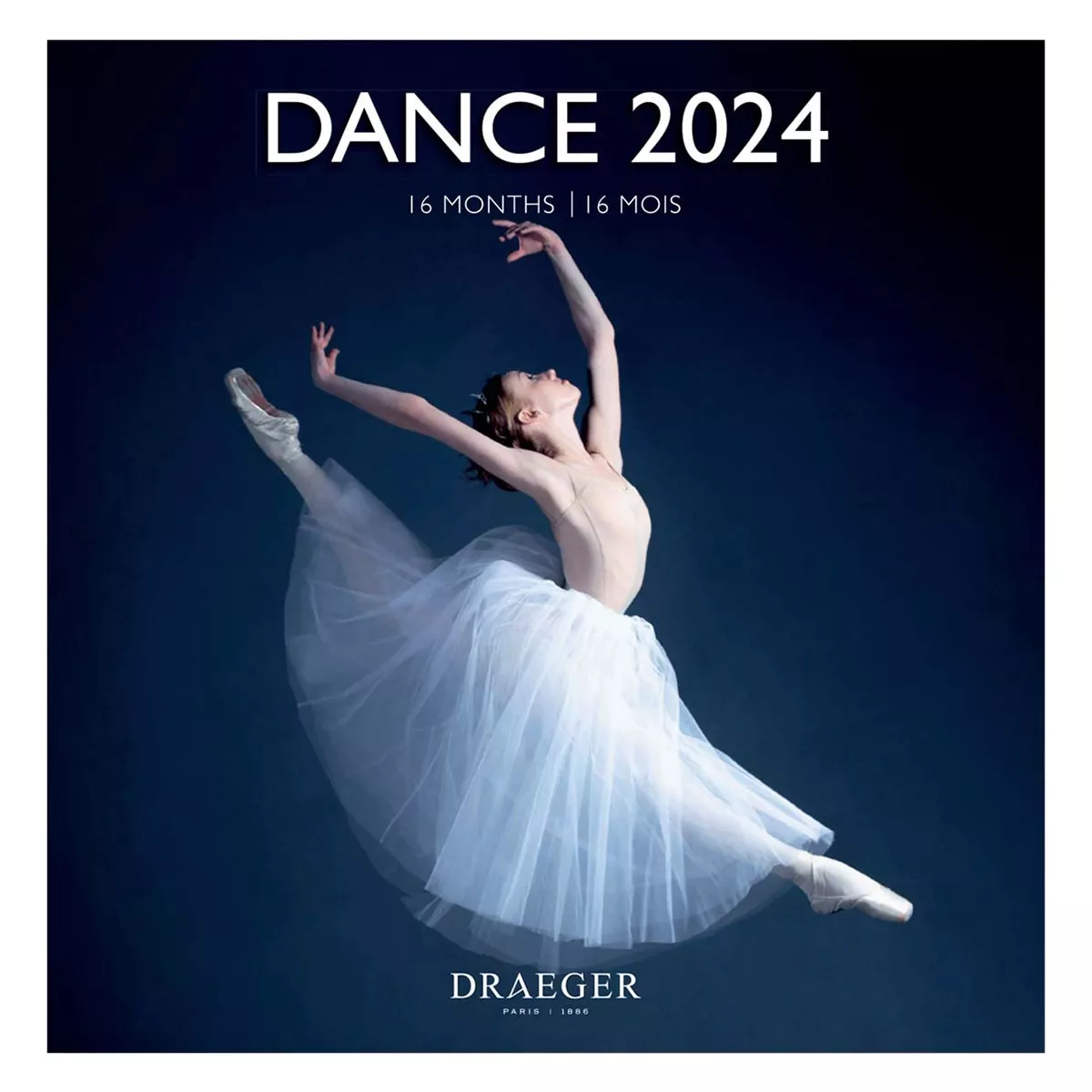 Draeger - Calendario 2024 16 Meses (septiembre-diciembre) Mes Vista Por Página Con Motivos De Danza barato