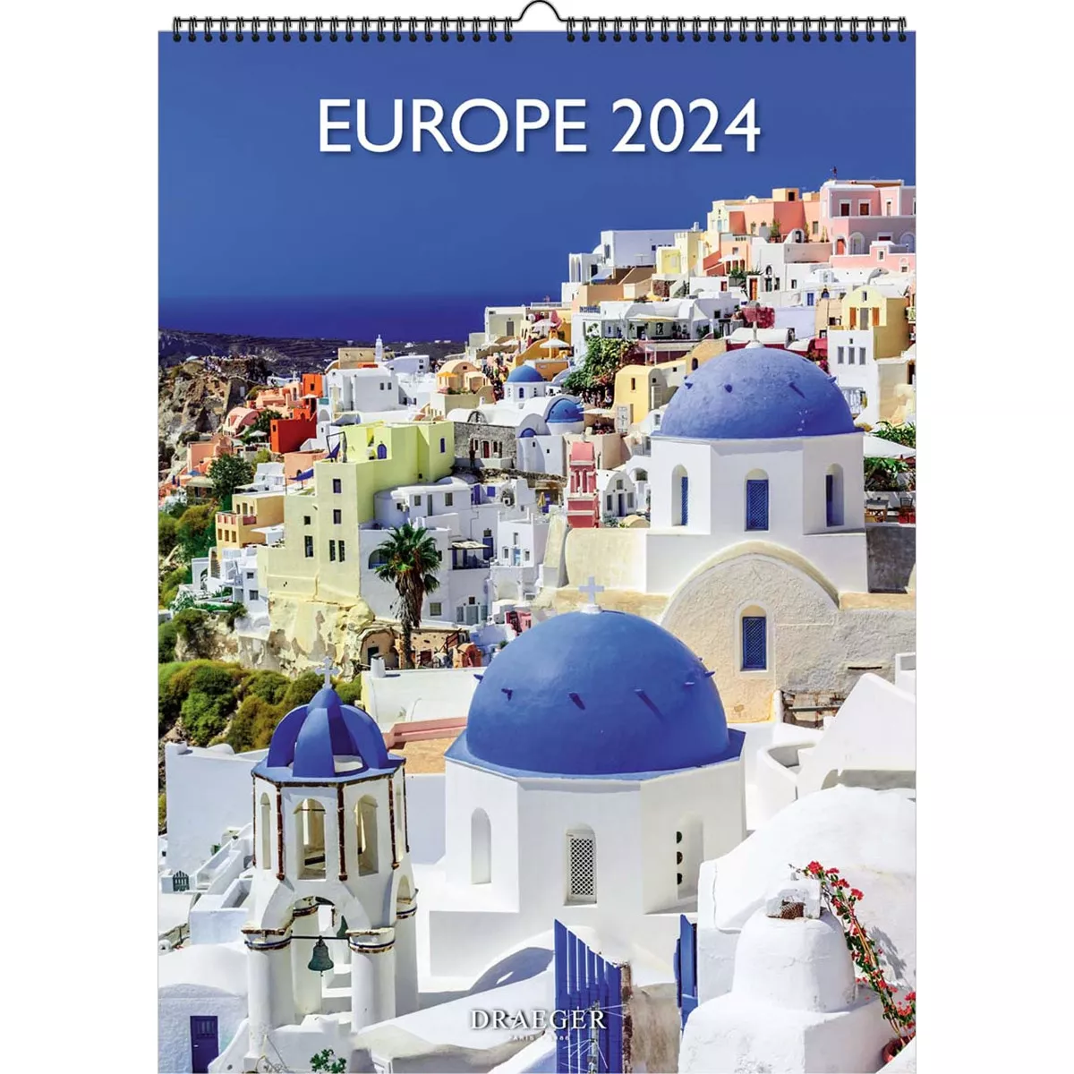 Draeger - Calendario Decoración 2024 12 Meses Por Página Con Motivos De Europa En Oferta Draeger - Calendario Decoración 2024 12 Meses Por Página Con Motivos De Europa Barato