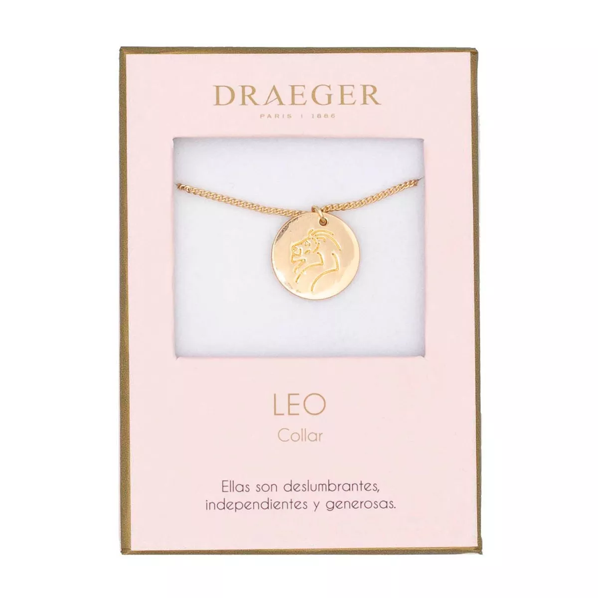 Draeger - Collar Leo Sin Níquel Dorado En Oferta Draeger - Collar Leo Sin Níquel Dorado Barato