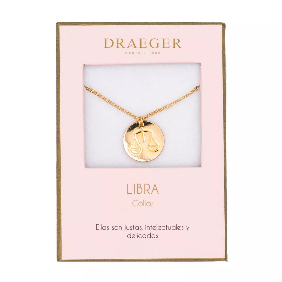Draeger - Collar Libra Sin Níquel Dorado En Oferta Draeger - Collar Libra Sin Níquel Dorado Barato