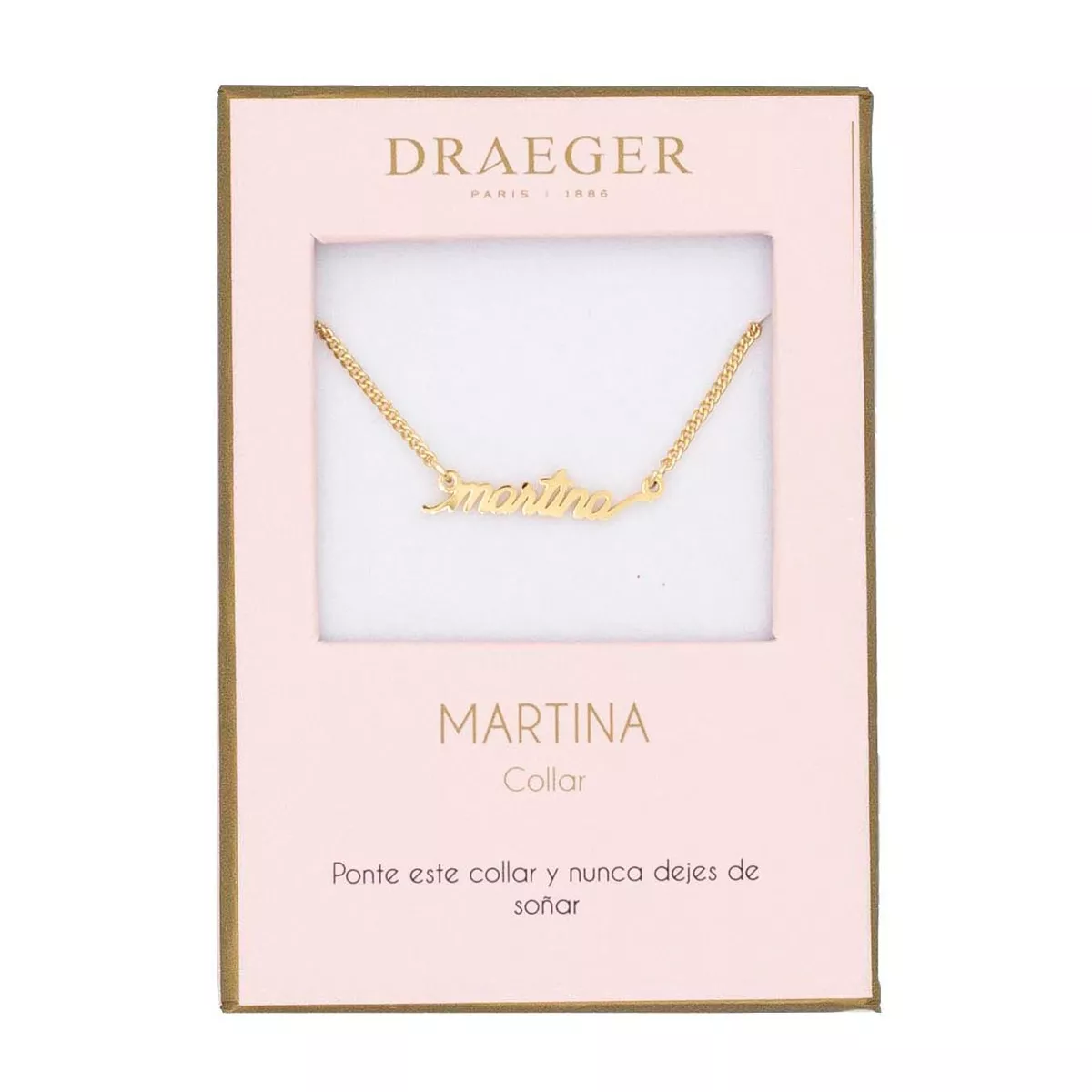 Draeger - Collar Martina Sin Níquel Dorado barato