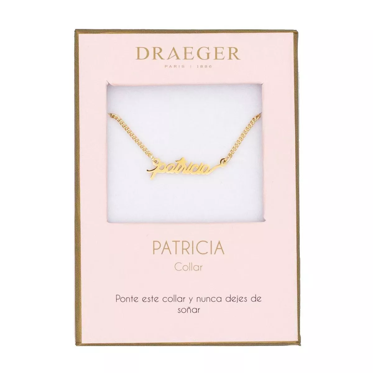 Draeger - Collar Patricia Sin Níquel Dorado barato