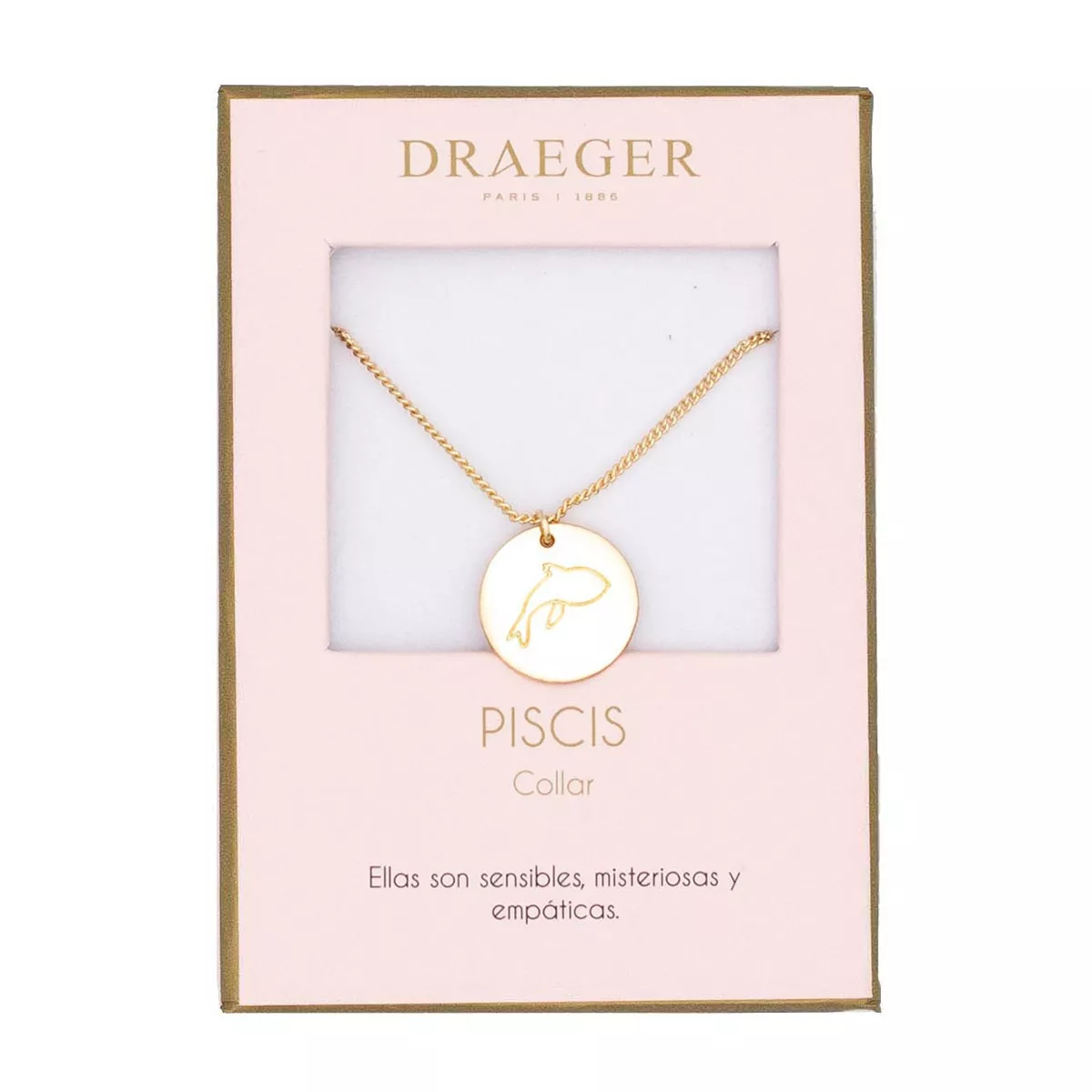 Draeger - Collar Piscis Sin Níquel Dorado En Oferta Draeger - Collar Piscis Sin Níquel Dorado Barato