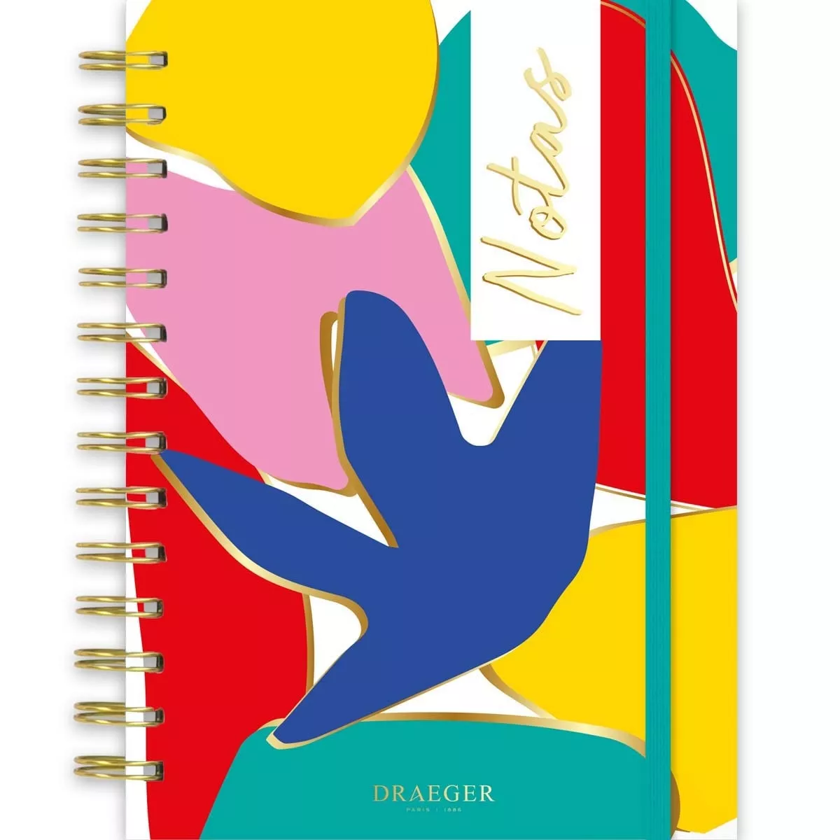 Draeger - Cuaderno De Notas Con Separadores Y Espiral Estampado Multicolor En Oferta Draeger - Cuaderno De Notas Con Separadores Y Espiral Estampado Multicolor Barato