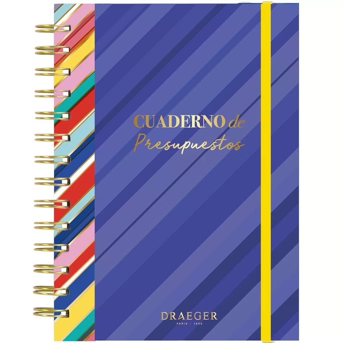 Draeger - Cuaderno Presupuestos Rayado Con Espiral Azul Oscuro barato