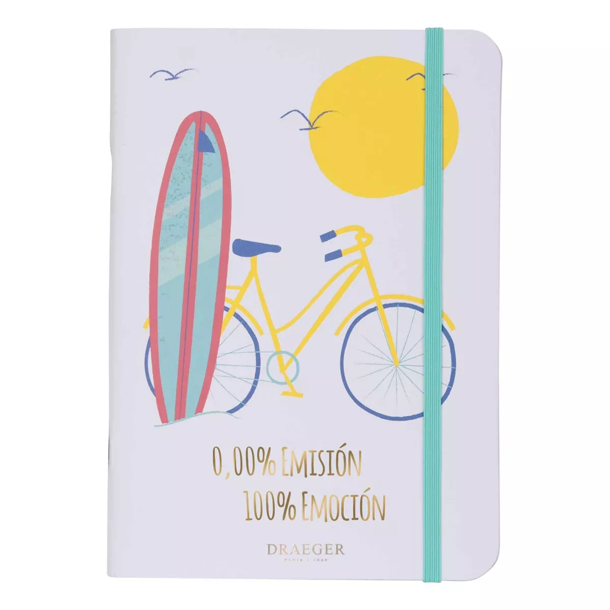 Draeger - Libreta A5 Imagen Tabla De Surf Y Bicicleta Blanco En Oferta Draeger - Libreta A5 Imagen Tabla De Surf Y Bicicleta Blanco Barato