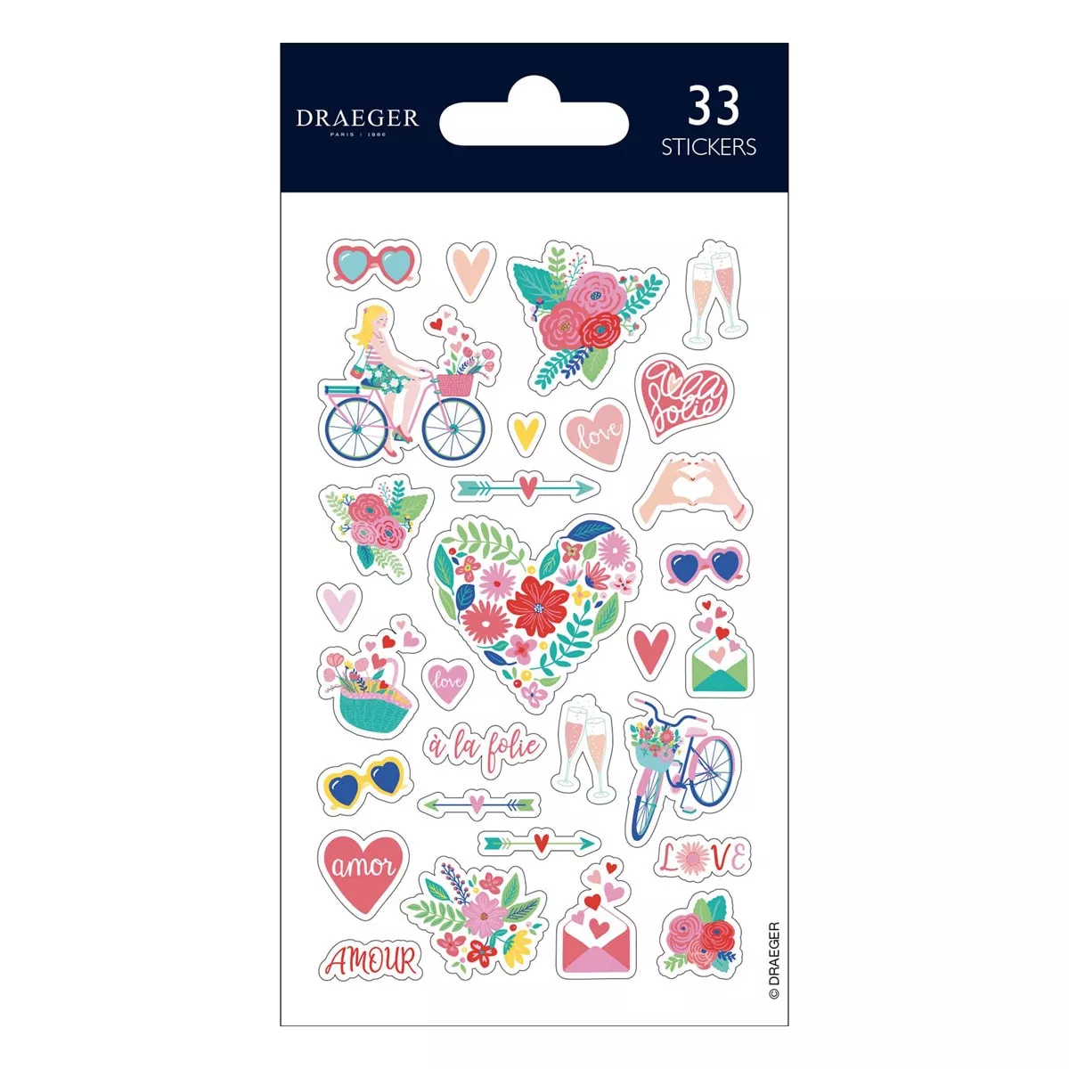 Draeger - Sticker Amor Multicolor barato