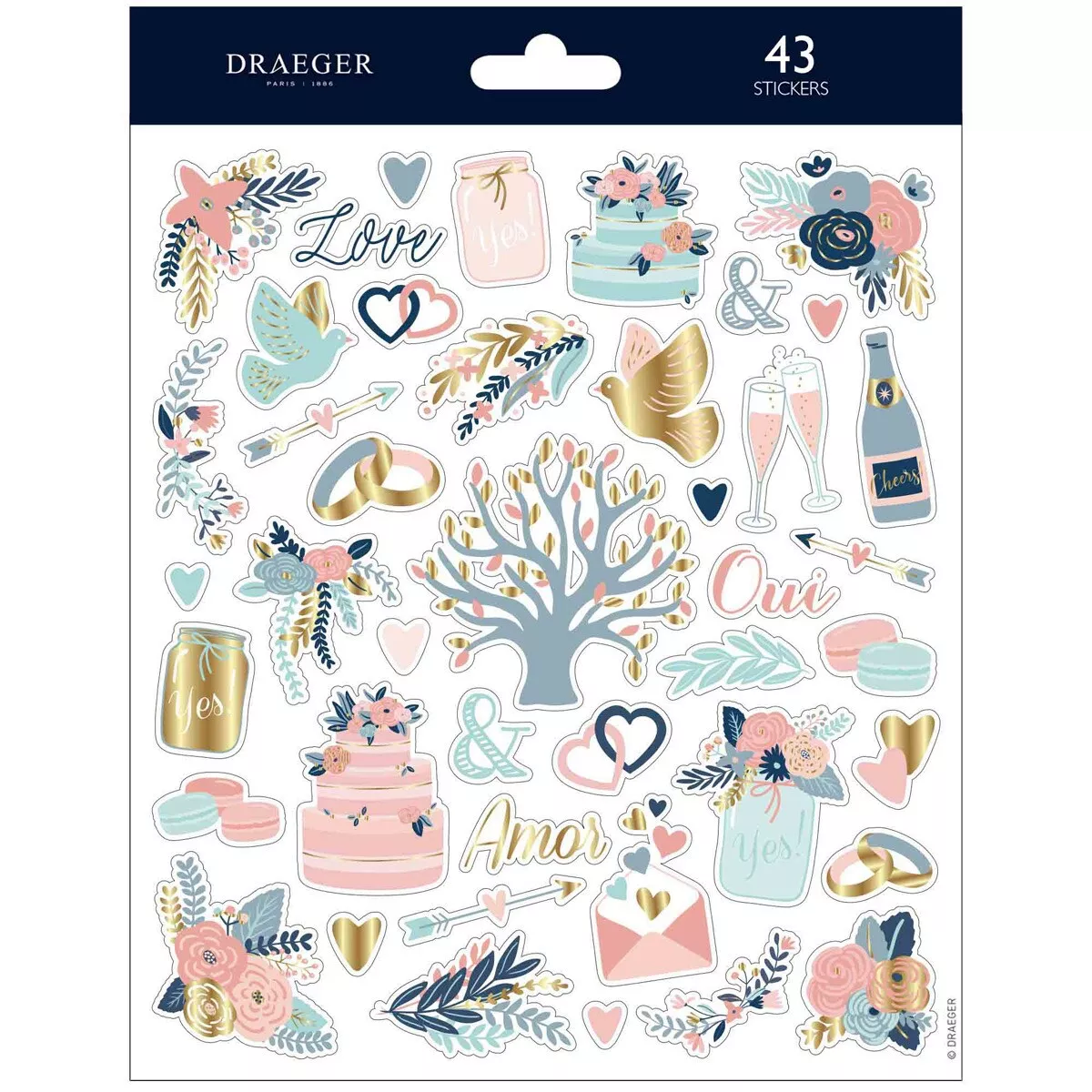 Draeger - Sticker Celebración Multicolor Pastel En Oferta Draeger - Sticker Celebración Multicolor Pastel Barato