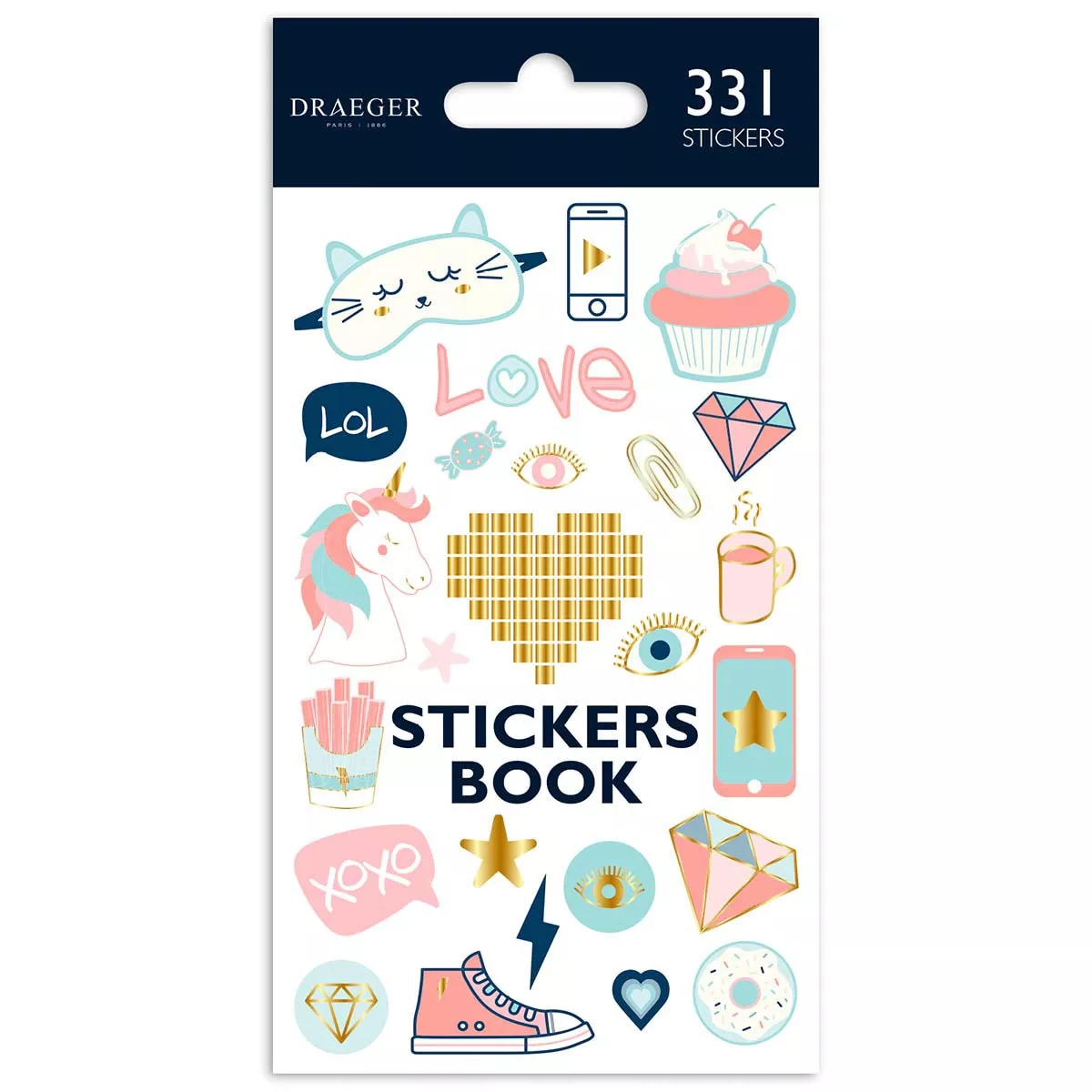 Draeger - Sticker Corazón Zapatillas Móvil Multicolor Pastel En Oferta Draeger - Sticker Corazón Zapatillas Móvil Multicolor Pastel Barato