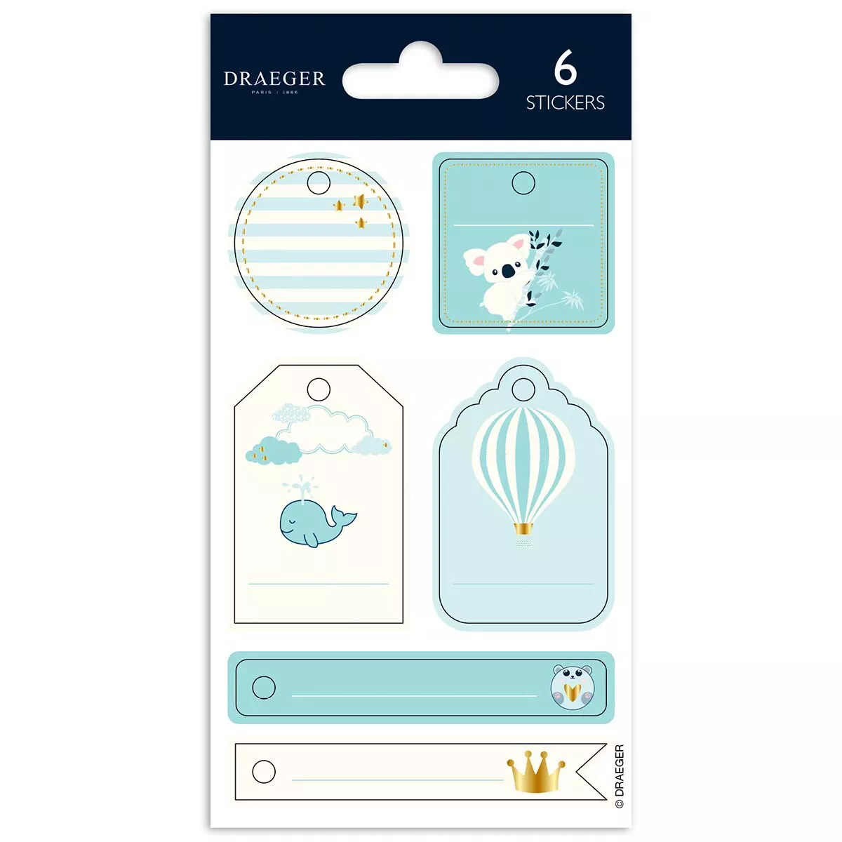 Draeger - Sticker Etiquetas Infantil Azul Pastel En Oferta Draeger - Sticker Etiquetas Infantil Azul Pastel Barato