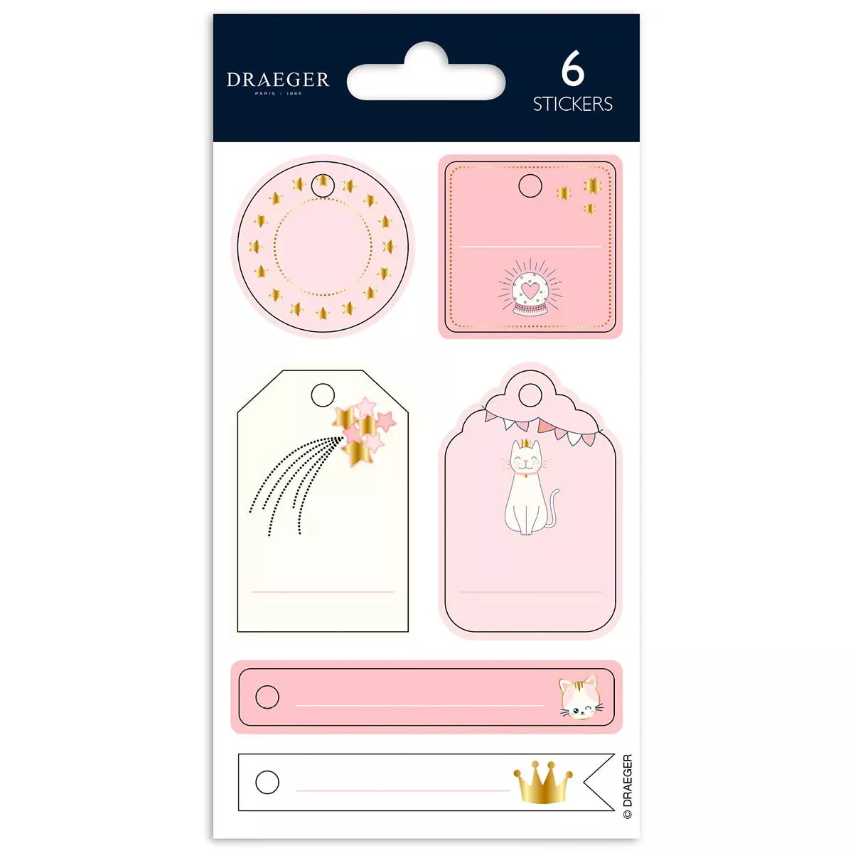 Draeger - Sticker Etiquetas Infantil Rosa Pastel En Oferta Draeger - Sticker Etiquetas Infantil Rosa Pastel Barato