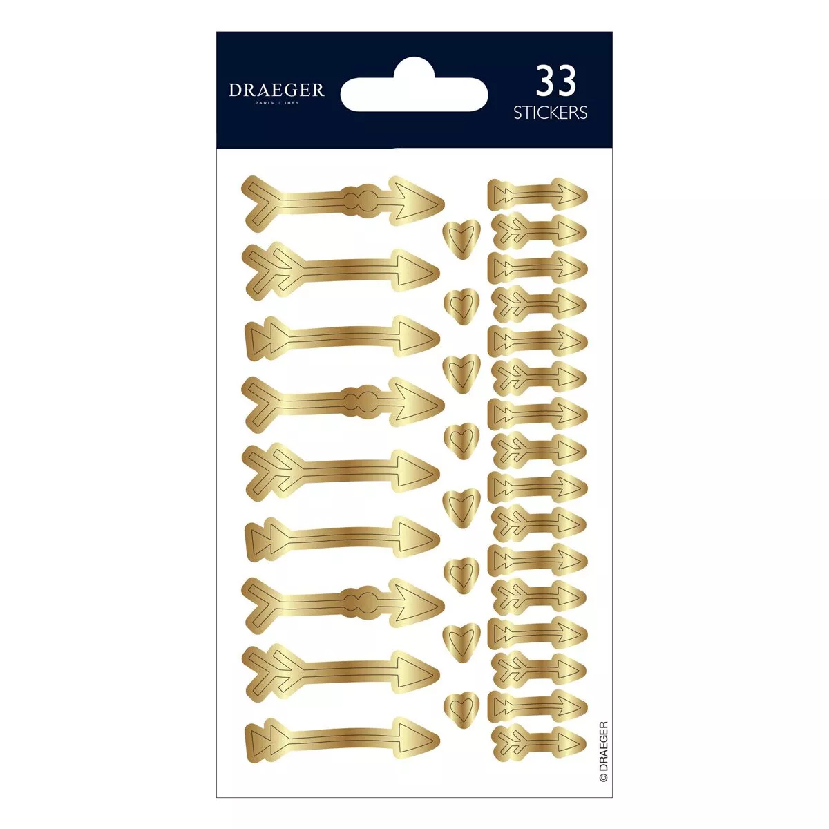 Draeger - Sticker Flechas Doradas En Oferta Draeger - Sticker Flechas Doradas Barato