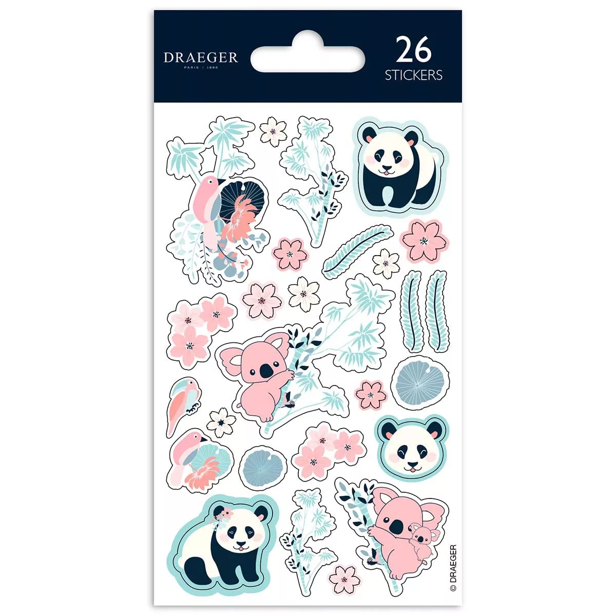 Draeger - Sticker Kids 26 Pegatinas Papel Panda Tonos Pastel En Oferta Draeger - Sticker Kids 26 Pegatinas Papel Panda Tonos Pastel Barato