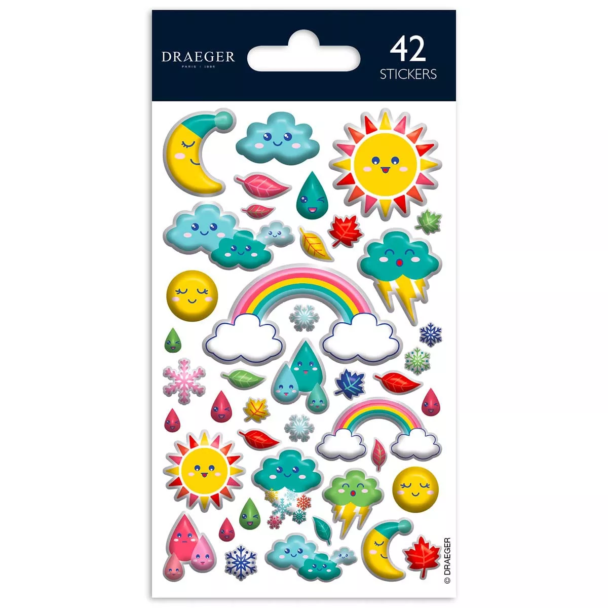 Draeger - Sticker Meteo Multicolor En Oferta Draeger - Sticker Meteo Multicolor Barato