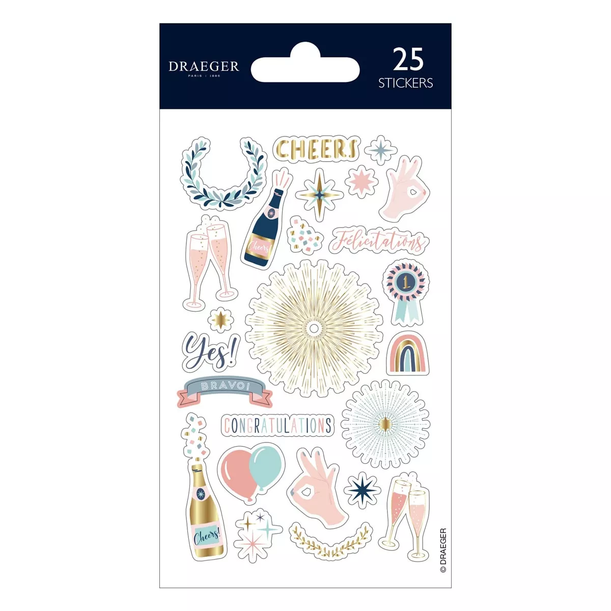 Draeger - Sticker Premios Multicolor Pastel barato