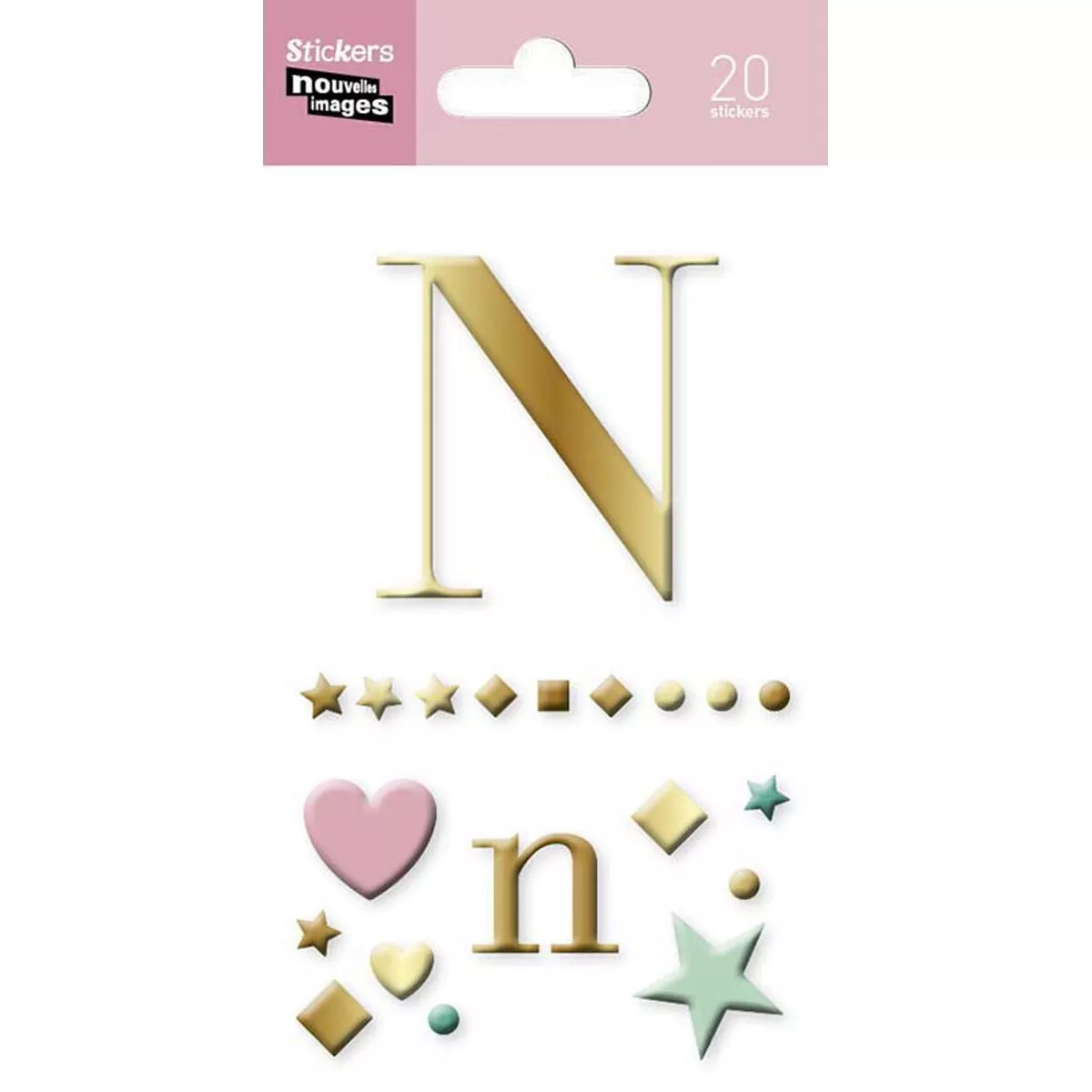 Draeger - Stickers Letra N En Oferta Draeger - Stickers Letra N Barato