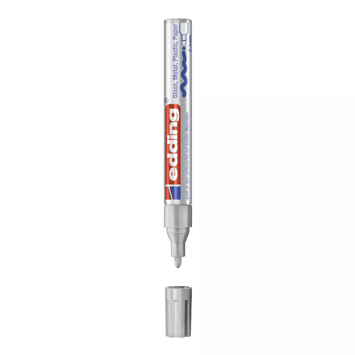 Edding - Blíster 1 Marcador Tinta Opaca 750 Plata barato