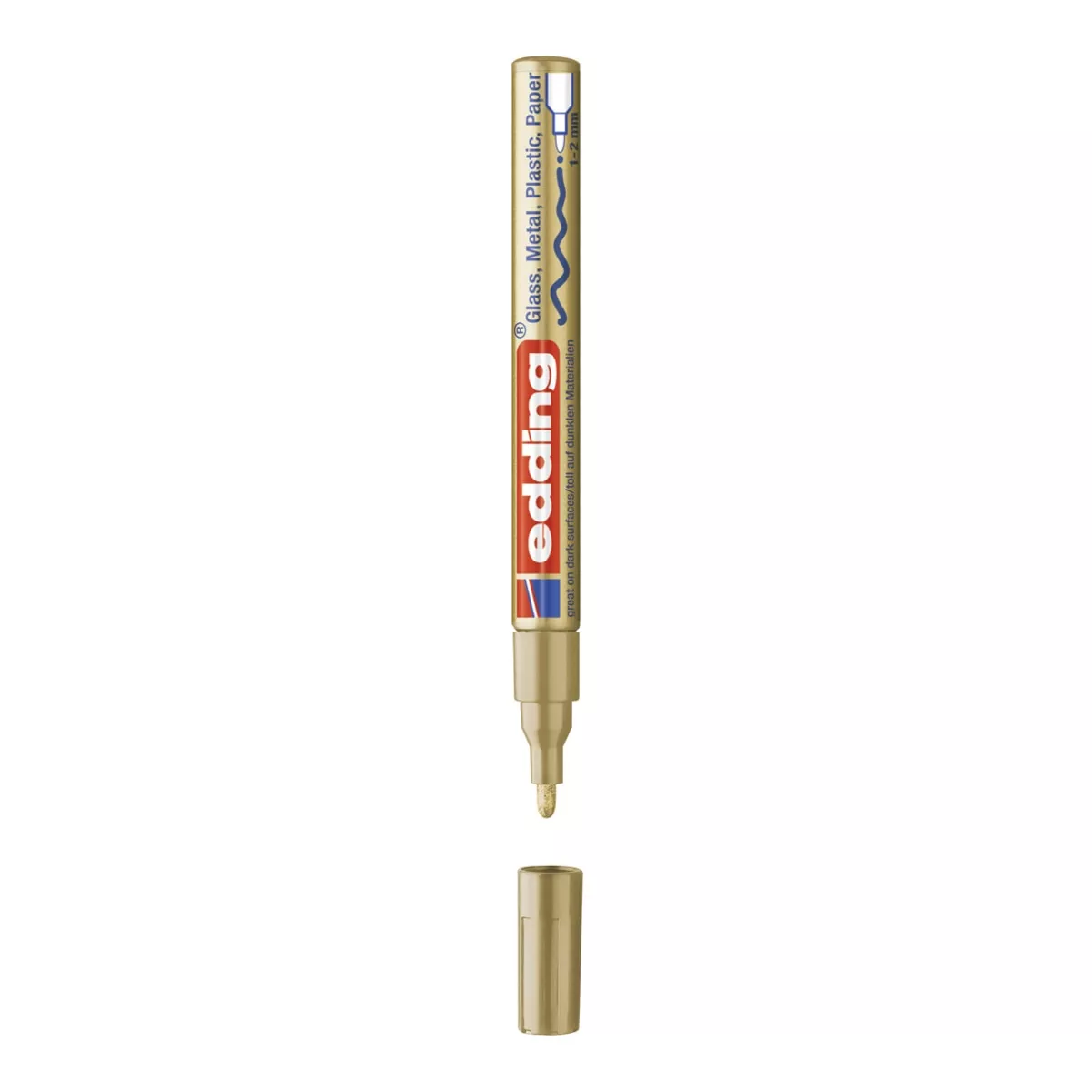 Edding - Blíster 1 Marcador Tinta Opaca 751 Oro barato