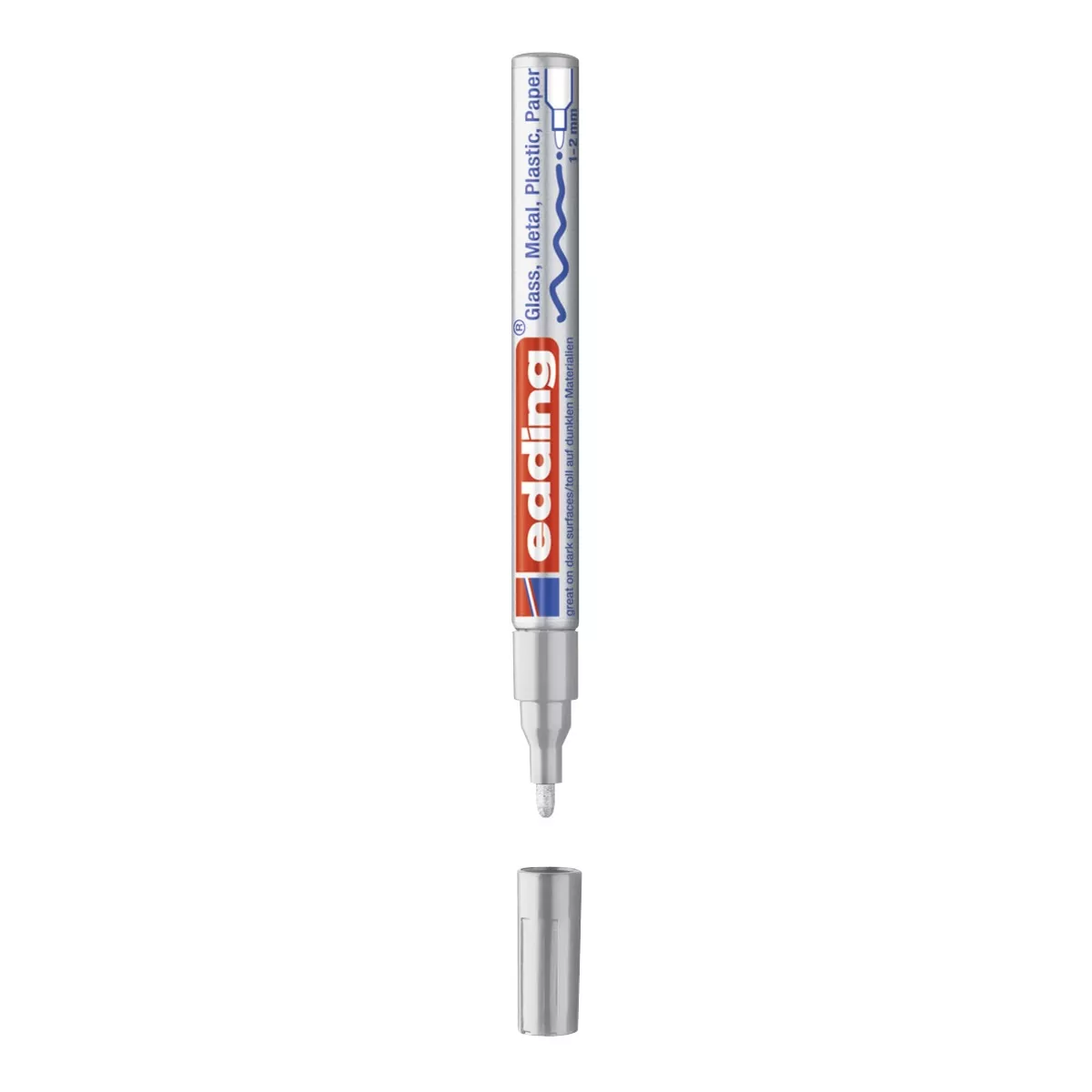 Edding - Blíster 1 Marcador Tinta Opaca 751 Plata barato