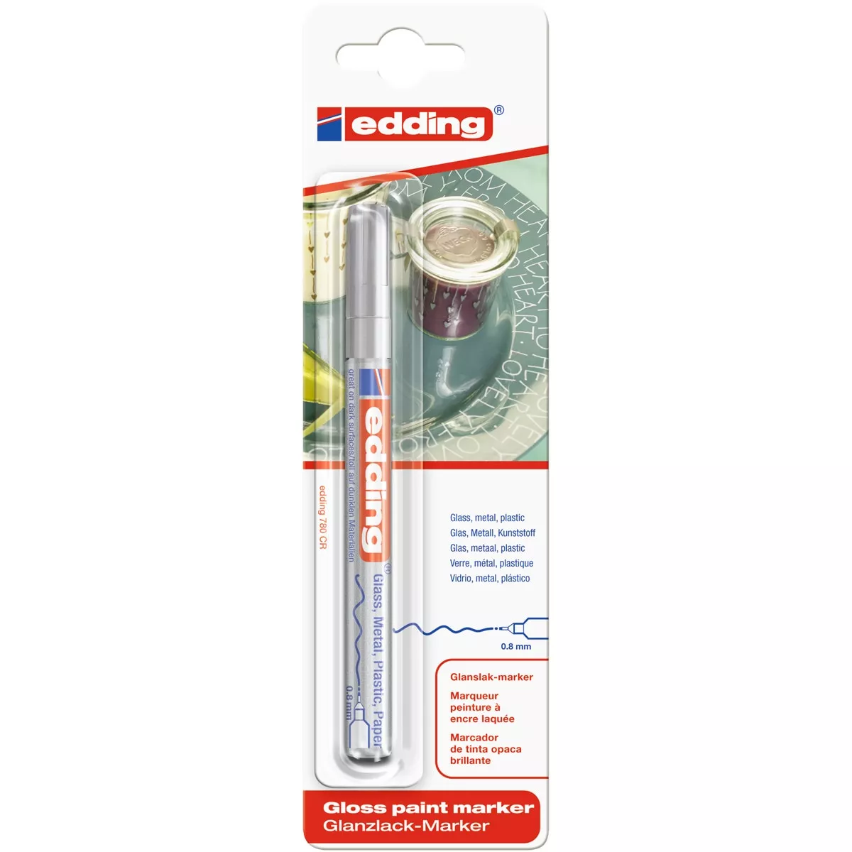 Edding - Marcador 780 Plata barato